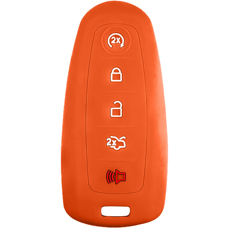 Silicone Key Fob Cover For Ford 5 Buttons Smart Key Remote