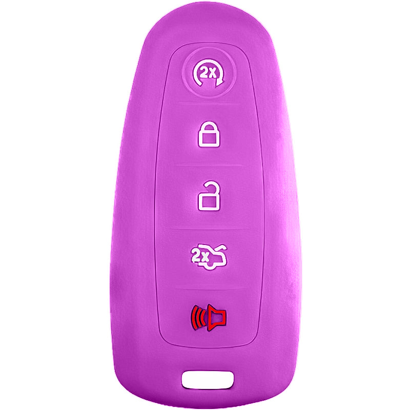 Silicone Key Fob Cover For Ford 5 Buttons Smart Key Remote