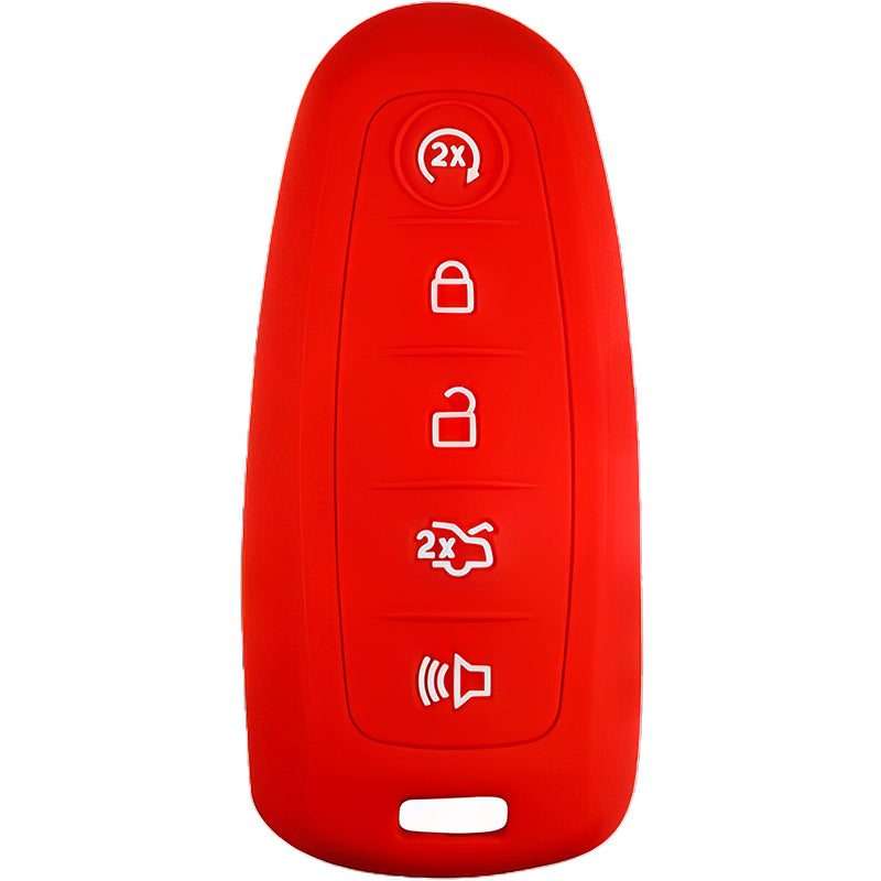 Silicone Key Fob Cover For Ford 5 Buttons Smart Key Remote
