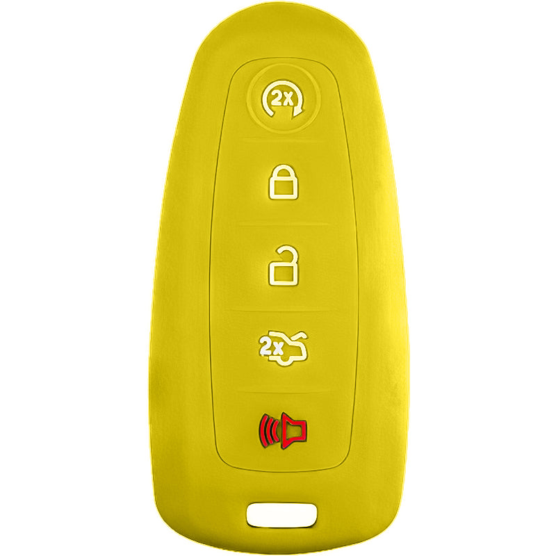 Silicone Key Fob Cover For Ford 5 Buttons Smart Key Remote