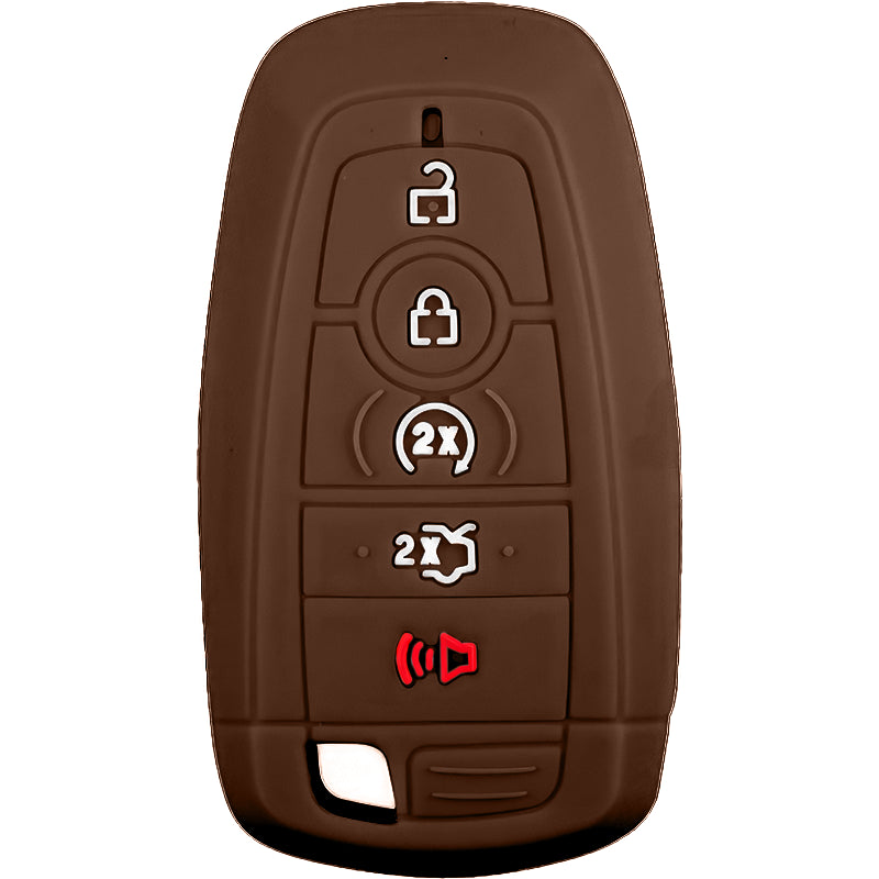 Silicone Key Fob Cover For Ford 5 Buttons Smart Key Remote