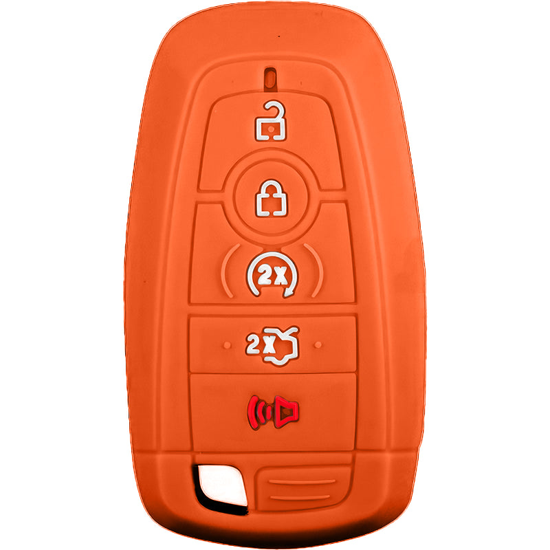 Silicone Key Fob Cover For Ford 5 Buttons Smart Key Remote