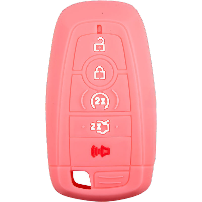Silicone Key Fob Cover For Ford 5 Buttons Smart Key Remote