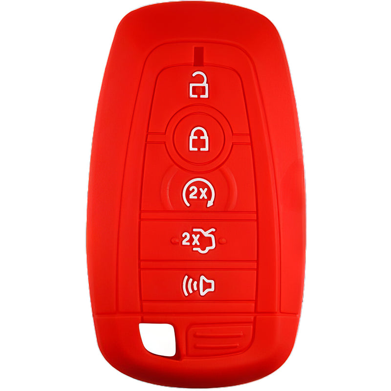 Silicone Key Fob Cover For Ford 5 Buttons Smart Key Remote