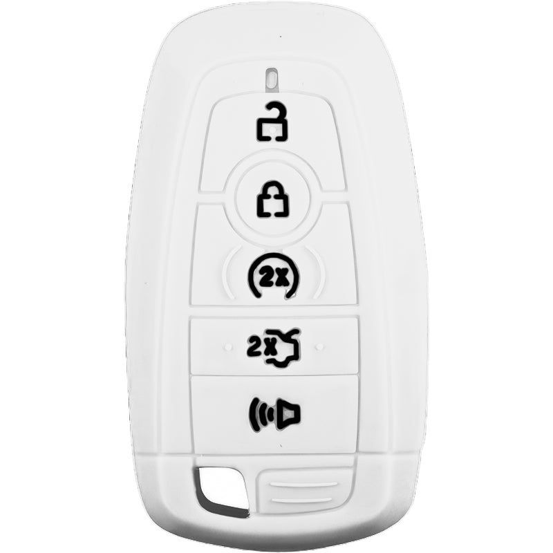 Silicone Key Fob Cover For Ford 5 Buttons Smart Key Remote