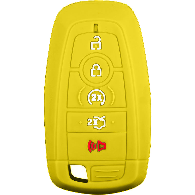 Silicone Key Fob Cover For Ford 5 Buttons Smart Key Remote