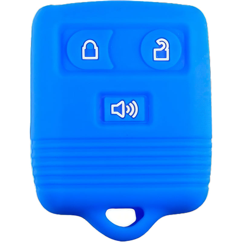 Silicone Key Fob Cover For Ford/Lincoln/Mercury/Mazda 3 Buttons Remote
