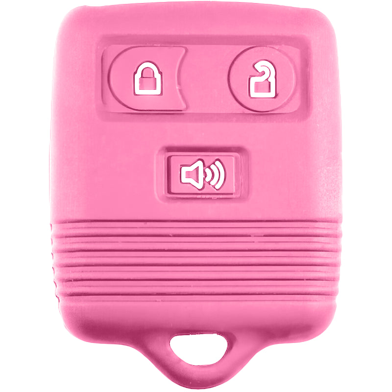 Silicone Key Fob Cover For Ford/Lincoln/Mercury/Mazda 3 Buttons Remote