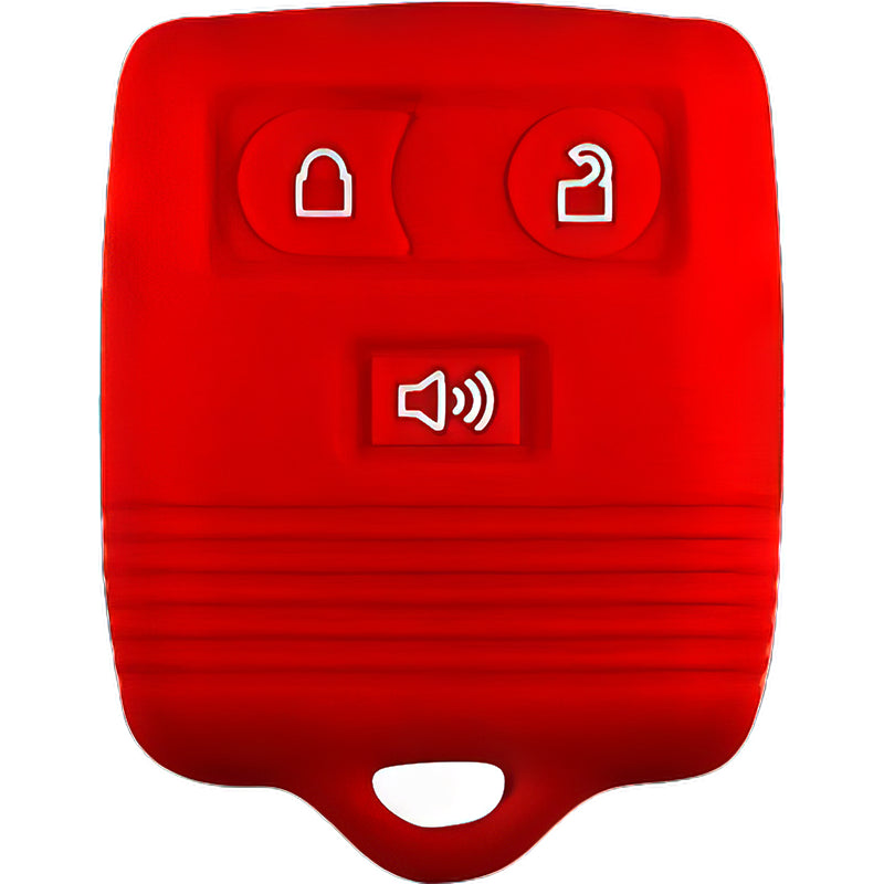 Silicone Key Fob Cover For Ford/Lincoln/Mercury/Mazda 3 Buttons Remote