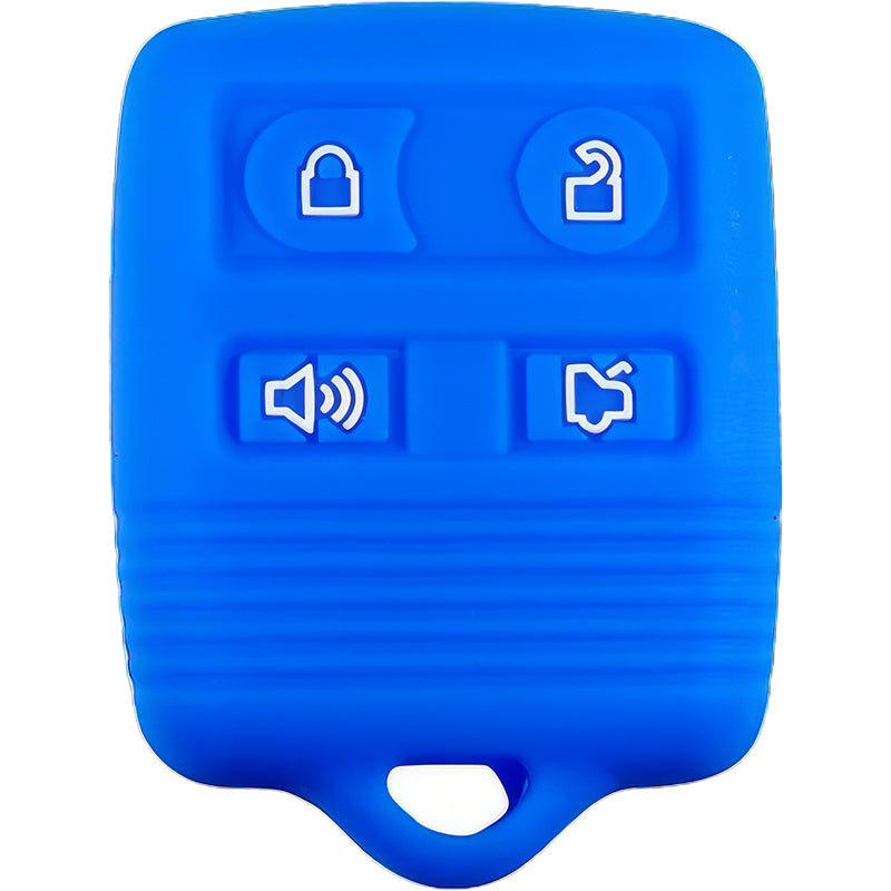 Silicone Key Fob Cover For Ford/Lincoln/Mercury 4 Buttons Remote