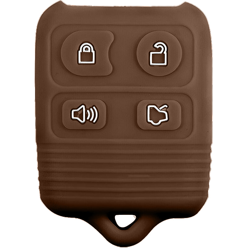Silicone Key Fob Cover For Ford/Lincoln/Mercury 4 Buttons Remote