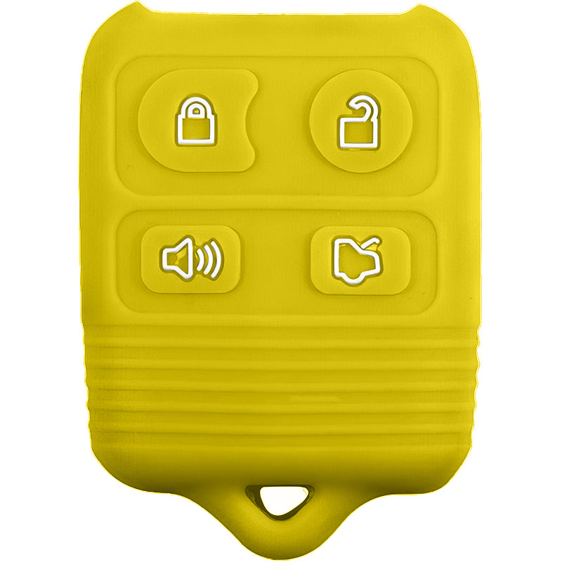 Silicone Key Fob Cover For Ford/Lincoln/Mercury 4 Buttons Remote