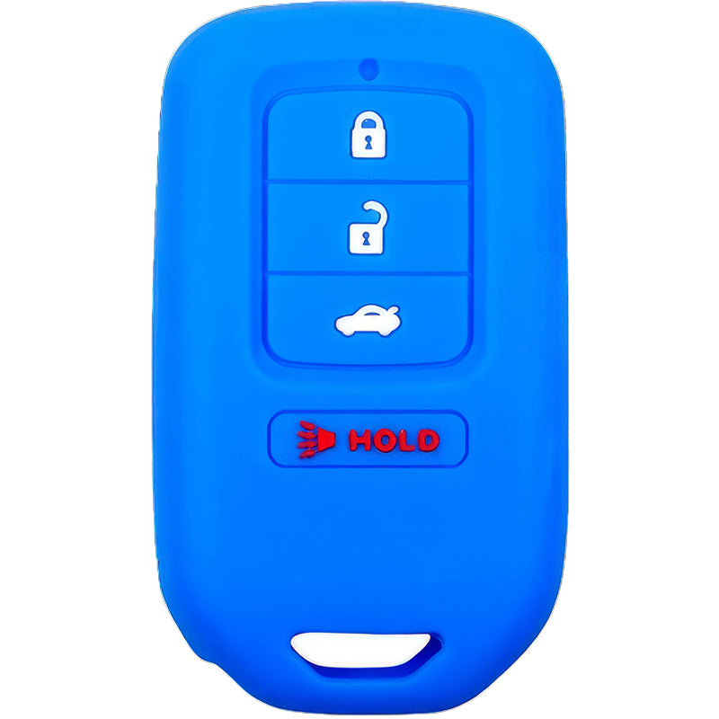 Silicone Key Fob Cover For Honda/Acura 3 Buttons Smart Key Fob