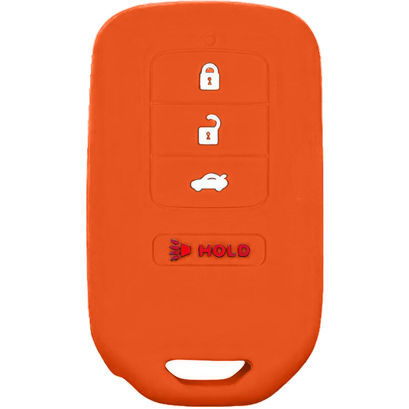 Silicone Key Fob Cover For Honda/Acura 3 Buttons Smart Key Fob