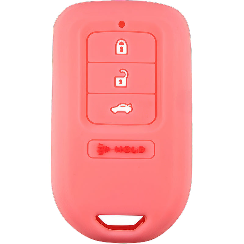 Silicone Key Fob Cover For Honda/Acura 3 Buttons Smart Key Fob