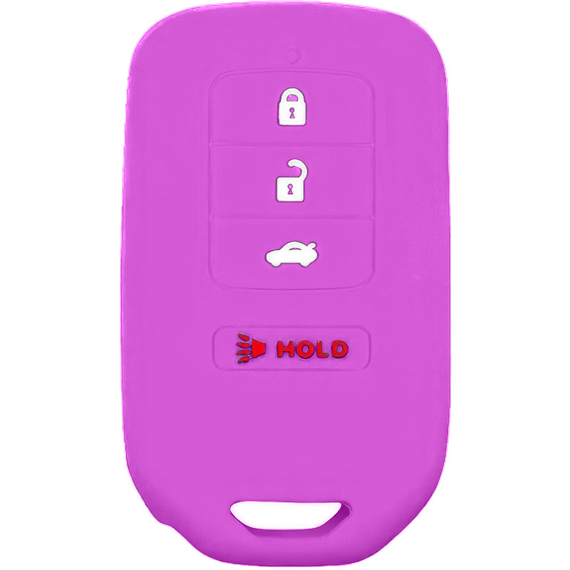 Silicone Key Fob Cover For Honda/Acura 3 Buttons Smart Key Fob