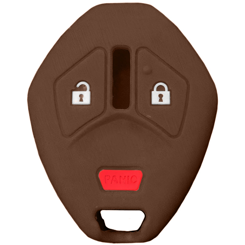 Silicone Key Fob Cover For Mitsubishi 3 Buttons Remote Head Key