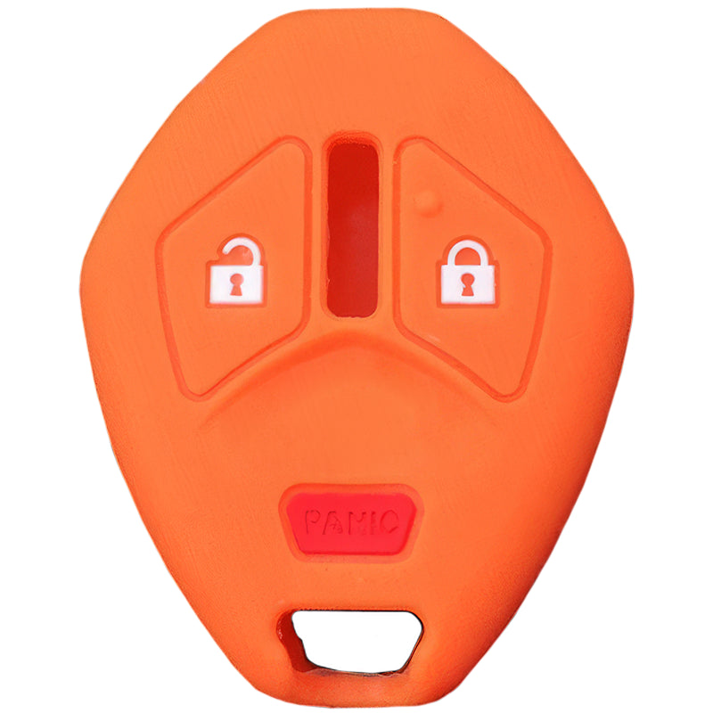 Silicone Key Fob Cover For Mitsubishi 3 Buttons Remote Head Key