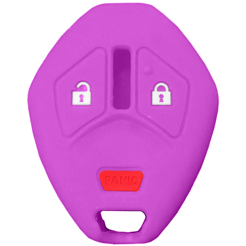 Silicone Key Fob Cover For Mitsubishi 3 Buttons Remote Head Key