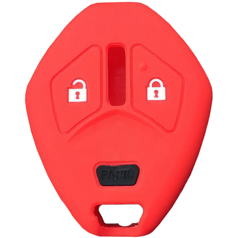 Silicone Key Fob Cover For Mitsubishi 3 Buttons Remote Head Key