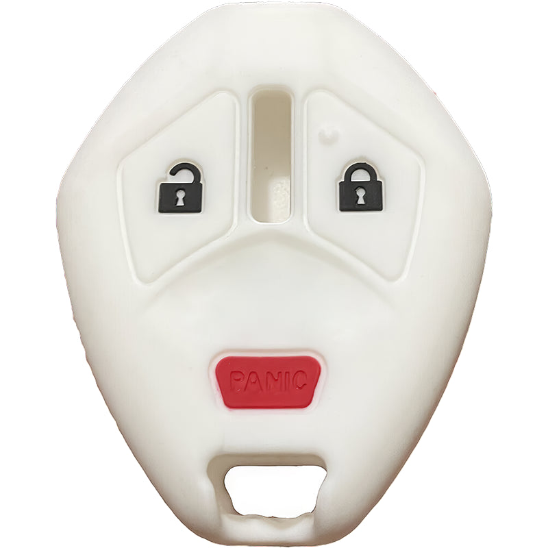 Silicone Key Fob Cover For Mitsubishi 3 Buttons Remote Head Key