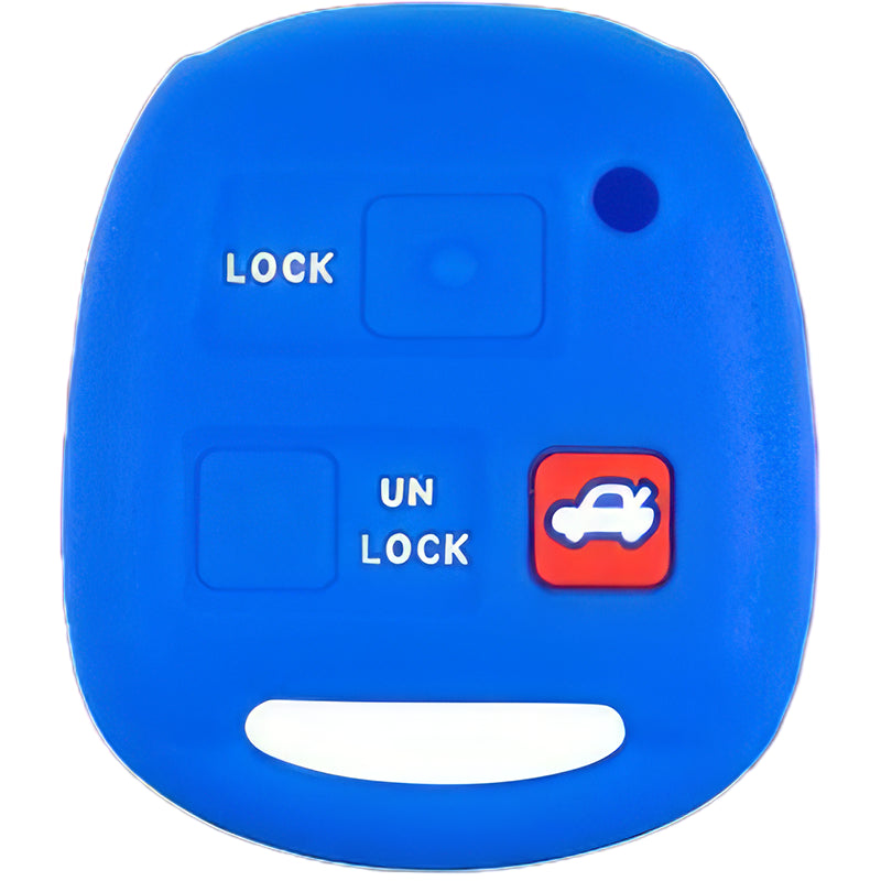 Silicone Key Fob Cover For Toyota 3 Buttons Remote Head Key