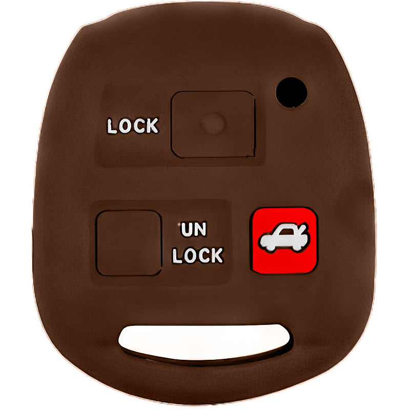 Silicone Key Fob Cover For Toyota 3 Buttons Remote Head Key