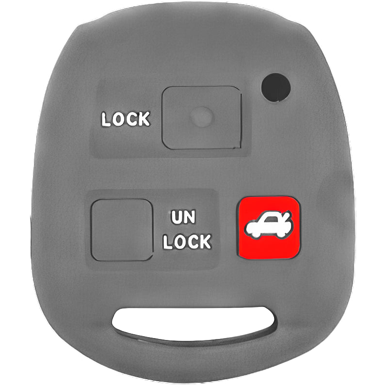 Silicone Key Fob Cover For Toyota 3 Buttons Remote Head Key