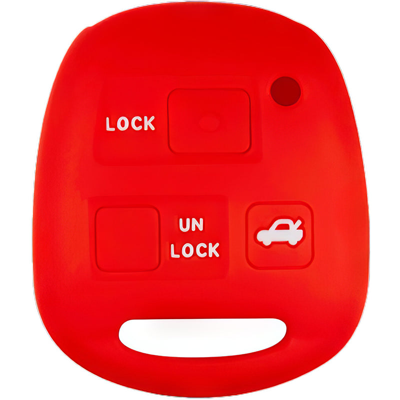 Silicone Key Fob Cover For Toyota 3 Buttons Remote Head Key