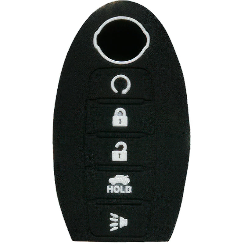 Silicone Key Fob Cover For Nissan 5 Buttons Smart Key Remote