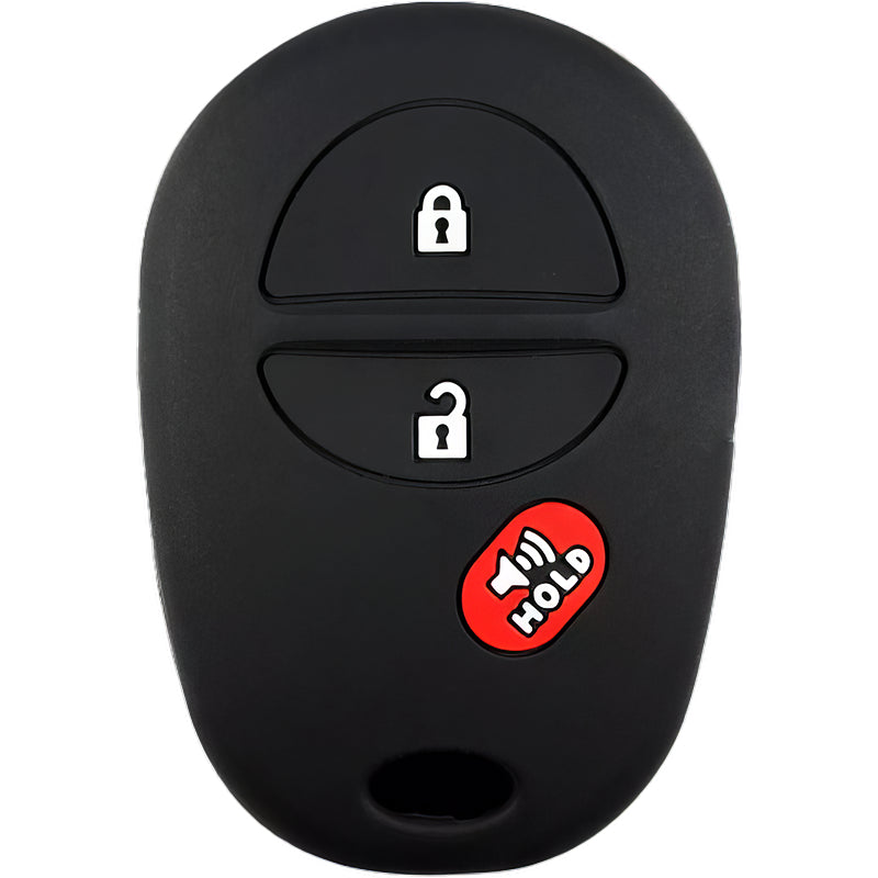 Silicone Key Fob Cover For Toyota 3 Buttons Regular Remote