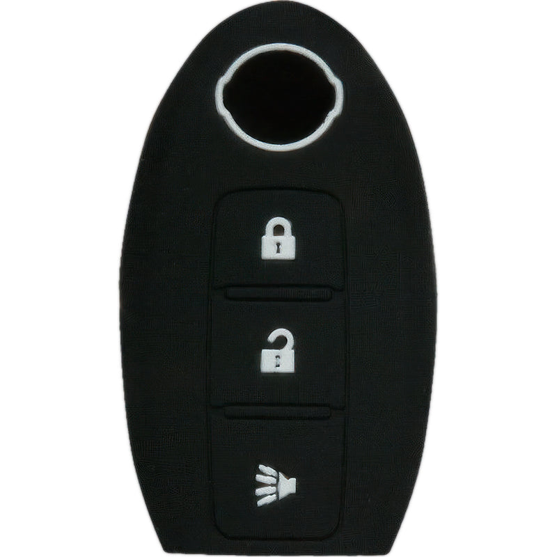 Silicone Key Fob Cover For Nissan 3 Buttons Smart Key Remote