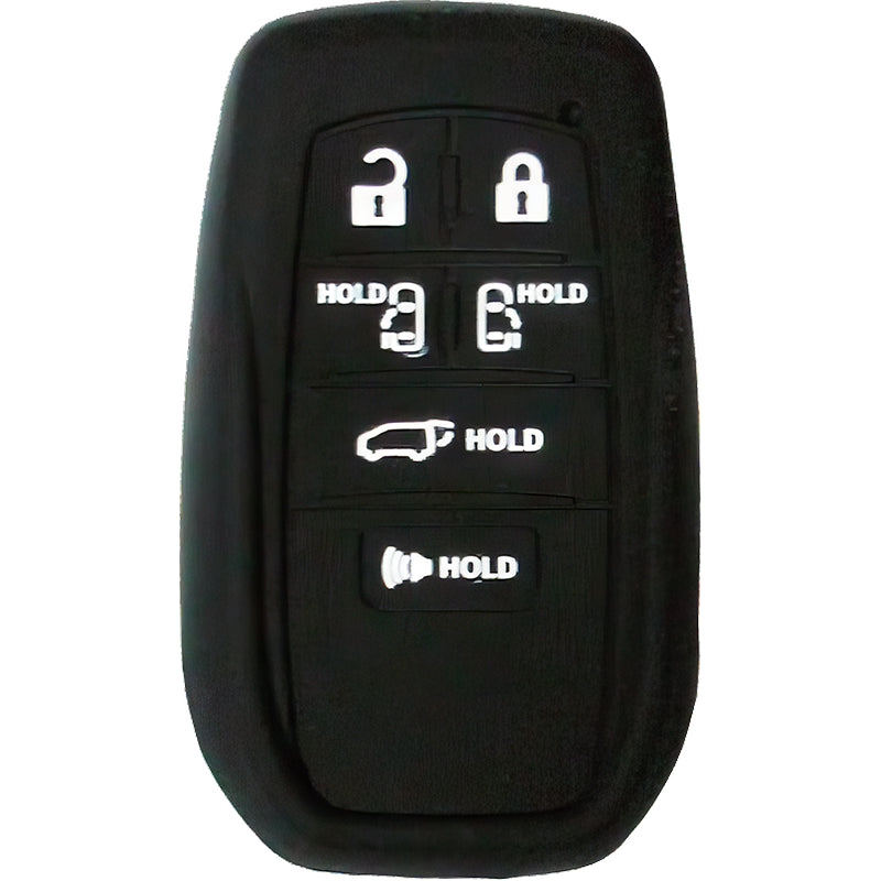 Silicone Protective Key Fob Cover For Toyota 6 Buttons Smart Key Remote