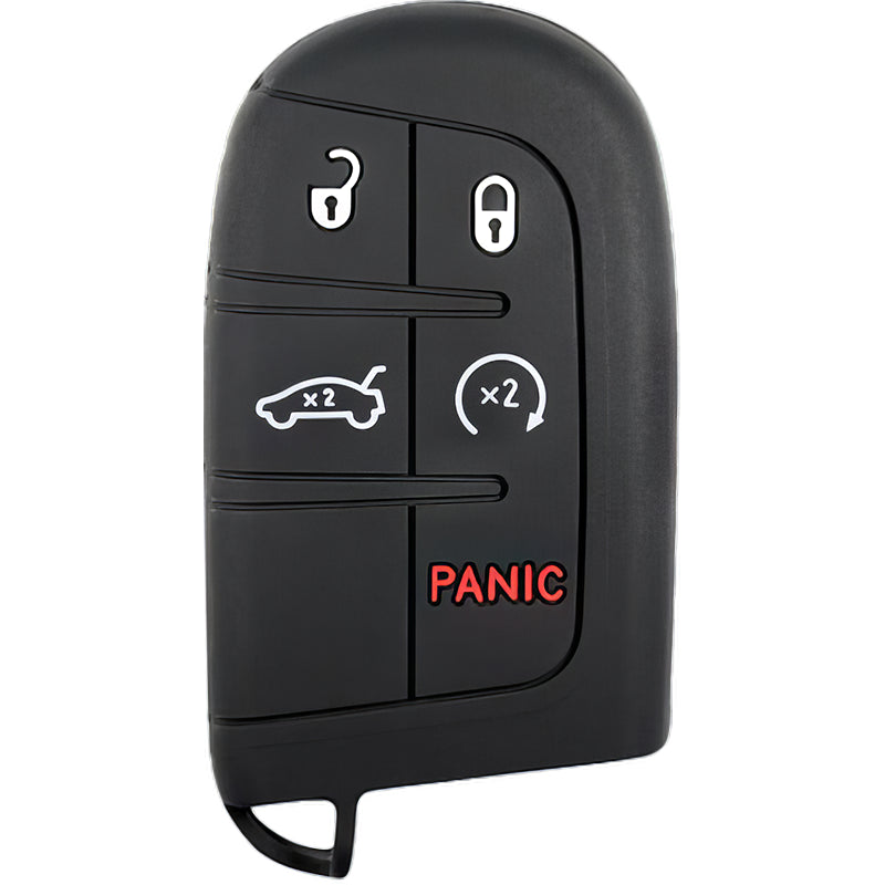 Silicone Protective Key Fob Cover For Jeep/Dodge/Chrysler 5 Buttons Smart Key Remote