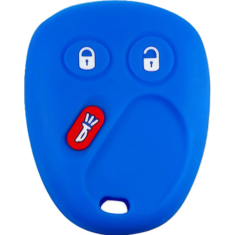 Silicone Key Fob Cover For GM 3 Buttons Remote