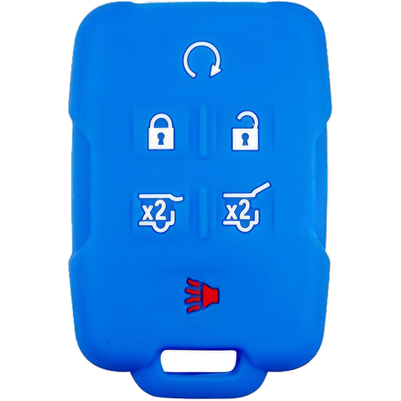 Silicone Key Fob Cover For GM 6 Buttons Remote