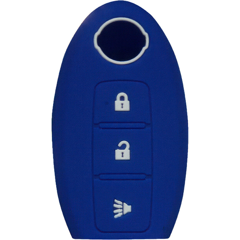 Silicone Key Fob Cover For Nissan 3 Buttons Smart Key Remote