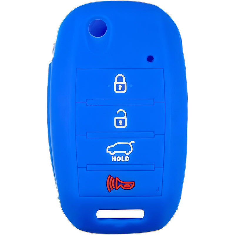 Silicone Key Fob Cover For Kia 4 Buttons Flipkey Remote