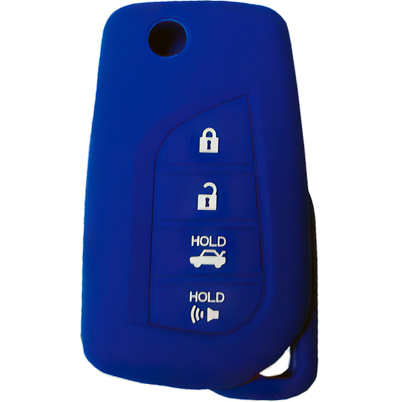 Silicone Protective Key Fob Cover For Toyota 4 Buttons Flipkey Remote