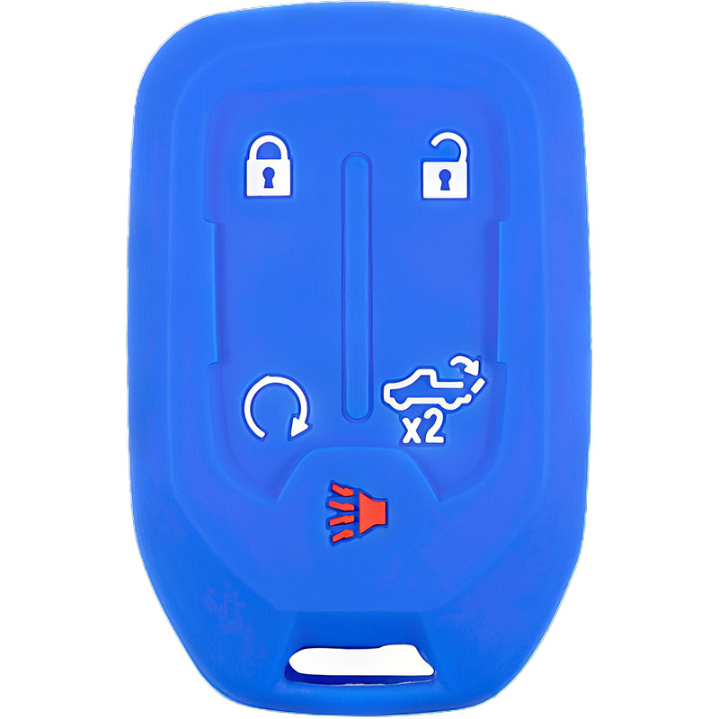 Silicone Key Fob Cover For GMC 5 Buttons Smart Key Remote