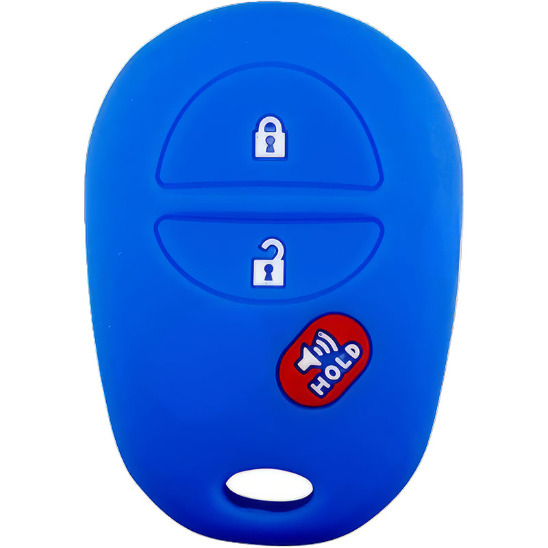 Silicone Key Fob Cover For Toyota 3 Buttons Regular Remote