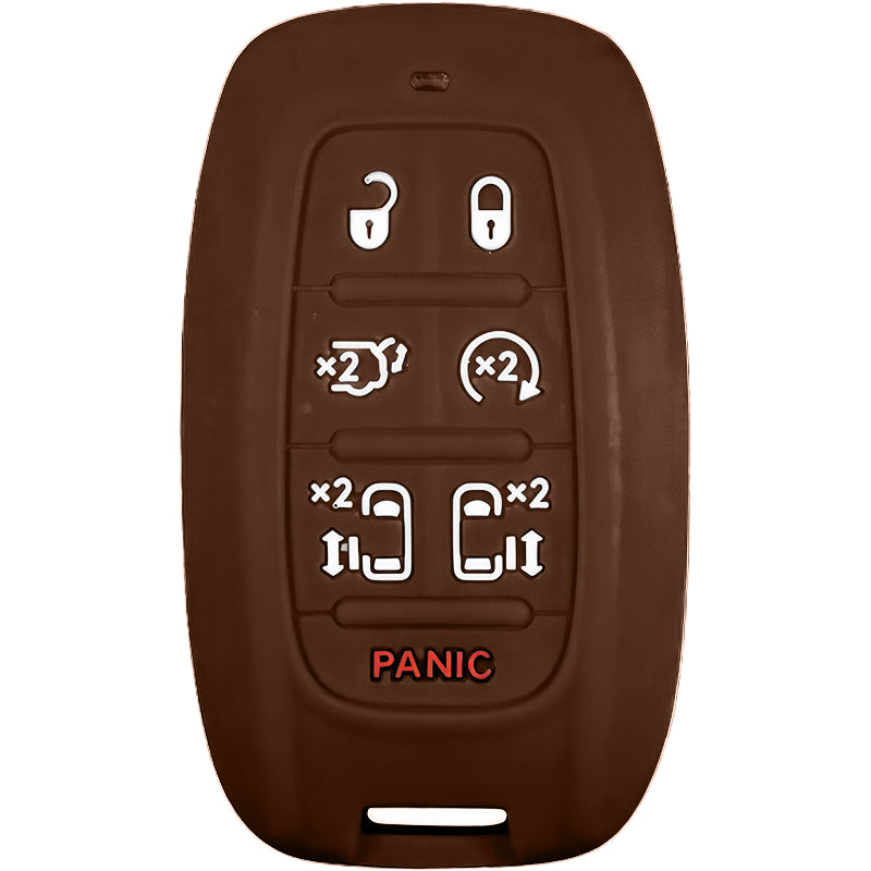 Silicone Protective Key Fob Cover For Chrysler 7 Buttons Smart Key Remote