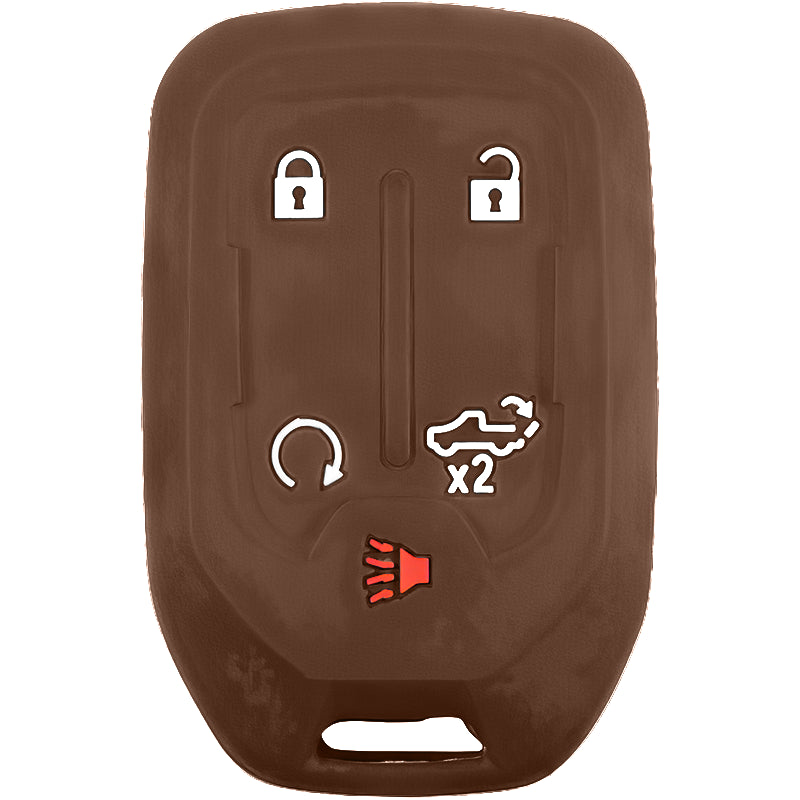 Silicone Key Fob Cover For GMC 5 Buttons Smart Key Remote