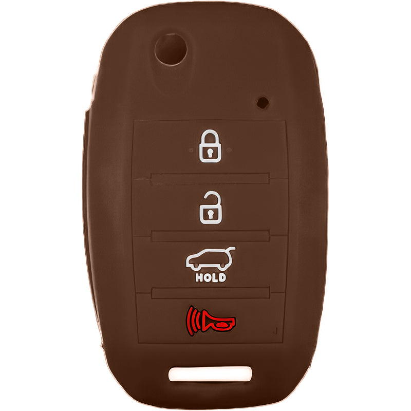 Silicone Key Fob Cover For Kia 4 Buttons Flipkey Remote