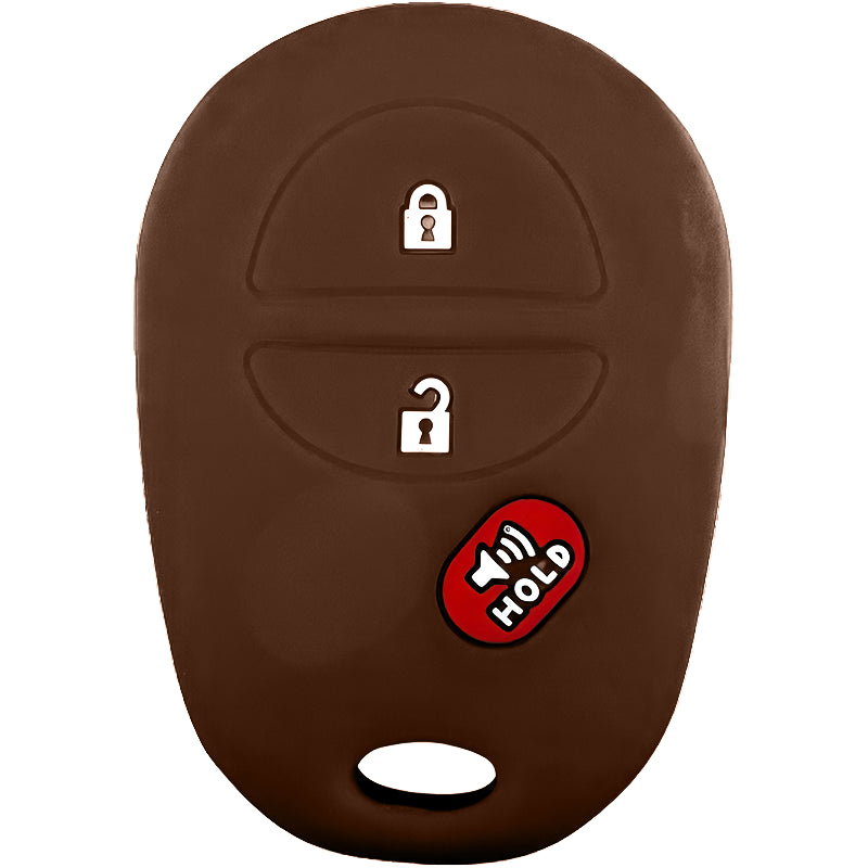 Silicone Key Fob Cover For Toyota 3 Buttons Regular Remote