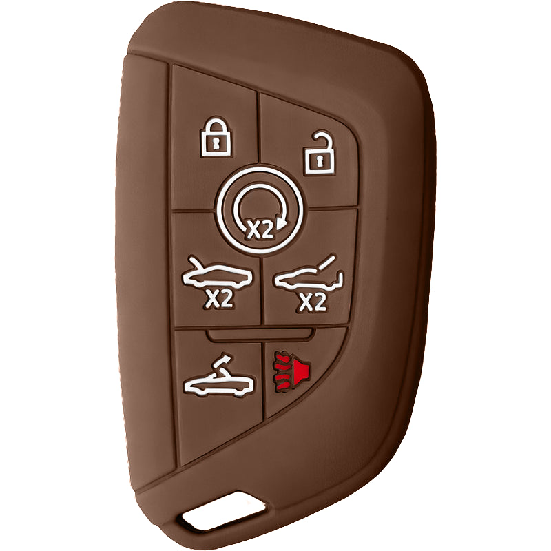 Silicone Key Fob Cover For Chevrolet 7 Buttons Smart Key Remote