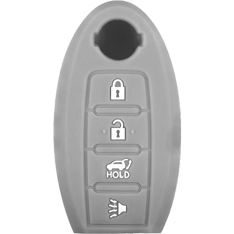 Silicone Key Fob Cover For Nissan 4 Buttons Smart Key Remote