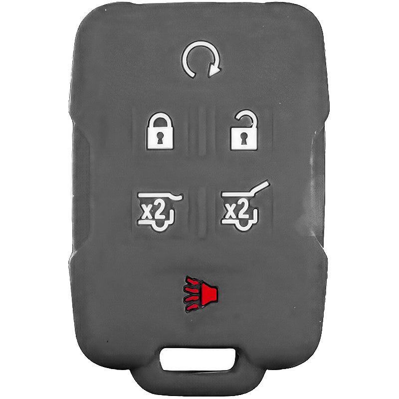 Silicone Key Fob Cover For GM 6 Buttons Remote