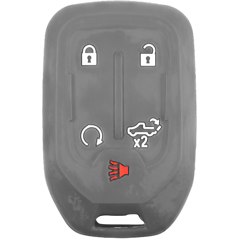 Silicone Key Fob Cover For GMC 5 Buttons Smart Key Remote
