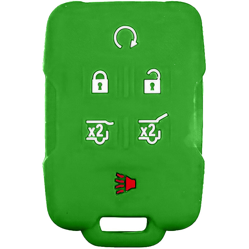 Silicone Key Fob Cover For GM 6 Buttons Remote